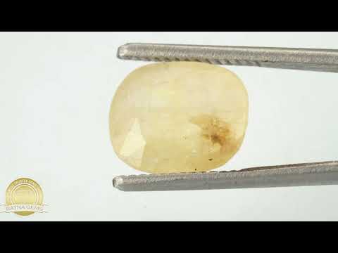 Yellow Sapphire (Pukhraj) (Ceylon) 6.01Carat/6.60Ratti