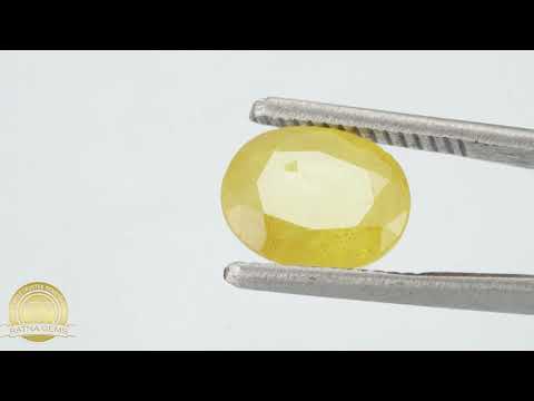 Yellow Sapphire (Pukhraj) Nigerian 3.55Carat/3.90Ratti