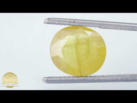 Yellow Sapphire (Pukhraj) Nigerian 4.05Carat/4.45Ratti