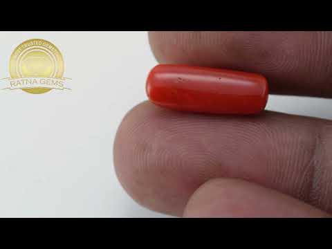 Luxurious Italian Red Coral 5.820ct - 6.396 Ratti | Certified &amp; Guaranteed | Ratna Gems