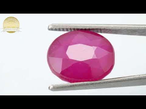 Authentic Ruby 11.89ct - 13.06 Ratti | Bankok Ruby | Certified Gem | Ratna Gems