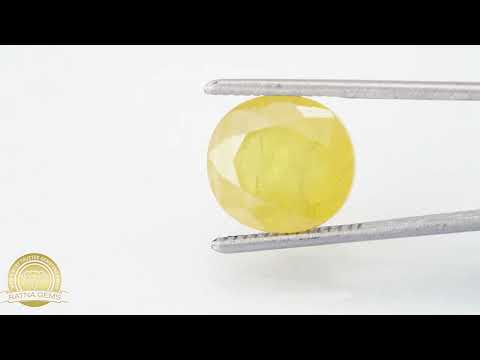 Yellow Sapphire (Pukhraj) Nigerian 8.00Carat/8.79Ratti