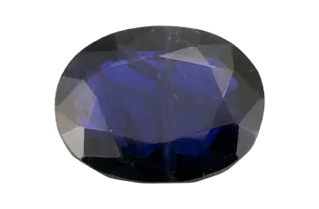 Genuine Iolite (Neeli) gemstone with captivating violet-blue hues.