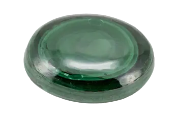 Genuine Malachite (Kidney Stone) gemstone with rich green hues.