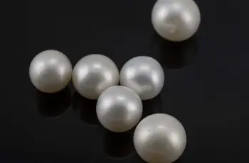 Genuine Pearl (Moti) ball-shaped gemstone with timeless elegance.