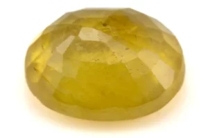 Natural Yellow Sapphire 6.40 Carat (7.03 Ratti) from Bangkok - Certified Gemstone