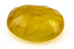 Back view of Yellow Sapphire (Pukhraj) 5.025 Carat (5.52 Ratti) - Bangkok