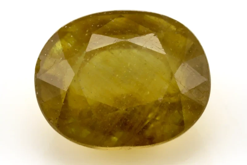 Bankok Pukhraj Stone 6.80 carat (7.47 Ratti) - Yellow Sapphire - Ratna Gems
