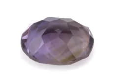 Amethyst (Jamunia) 4.87 Carat - 5.35 Ratti Back View | Natural Oval-Cut Purple Gemstone