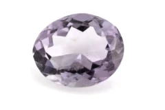 Amethyst (Jamunia) 5.29 Carat - 5.81 Ratti Front View | Natural Oval-Cut Purple Gemstone