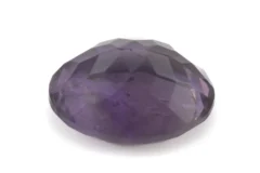 Amethyst (Jamunia) 6.19 Carat - 6.80 Ratti Back View | Natural Oval-Cut Purple Gemstone
