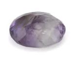 Amethyst (Jamunia) 6.42 Carat - 7.05 Ratti Back View | Natural Oval-Cut Purple Gemstone