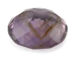Amethyst Gemstone (Jamunia) 7.26 Carat - 7.98 Ratti Back View | Natural Oval-Cut Purple Gemstone