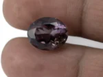 Amethyst Gemstone (Jamunia) 8.15 Carat - 8.95 Reference Size View | Natural Oval-Cut Purple Gemstone
