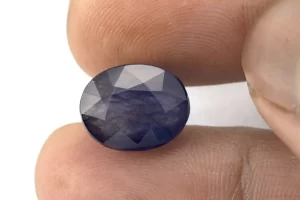 Blue Sapphire (Neelam) 10.79 Carat - 11.86 Ratti Size Refference | Certified Bangkok Gemstone