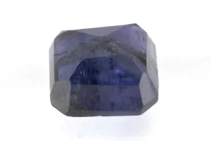 Blue Sapphire (Neelam) 2.85 Carat - 3.13 Ratti - Back View