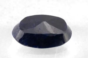 Blue Sapphire (Neelam) 3.45 Carat/3.79 Ratti - Back View