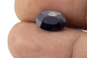 Blue Sapphire (Neelam) 3.45 Carat/3.79 Ratti - Size Reference