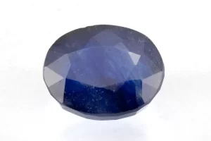 Blue Sapphire (Neelam) 5.50 Carat/6.04 Ratti - Front View