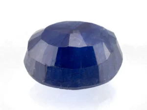 Blue Sapphire (Neelam) 5.50 Carat/6.04 Ratti - Back View