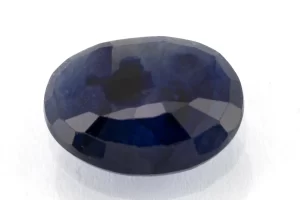 Blue Sapphire (Neelam) 5.69 Carat - 6.25 Ratti BackView | Oval Mix Cut Blue Gemstone