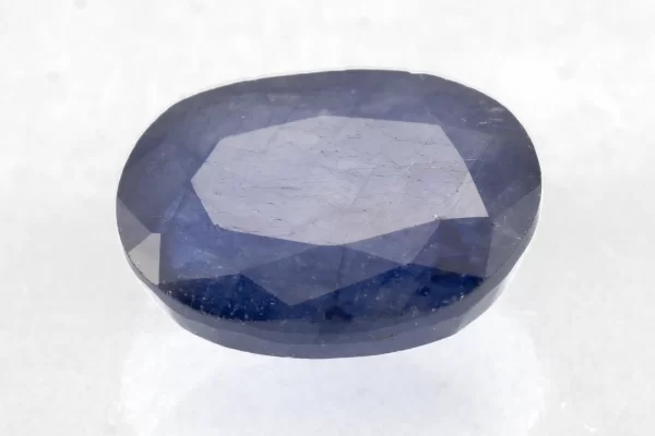 Blue Sapphire (Neelam) 6.25 Carat/6.87 Ratti - Front View