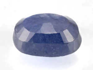 Blue Sapphire (Neelam) 6.25 Carat/6.87 Ratti - Back View