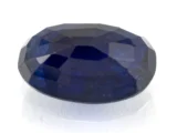 Blue Sapphire (Neelam) 6.32 Carat - 6.94 Ratti Back View | Oval Mix-Cut Blue Gemstone