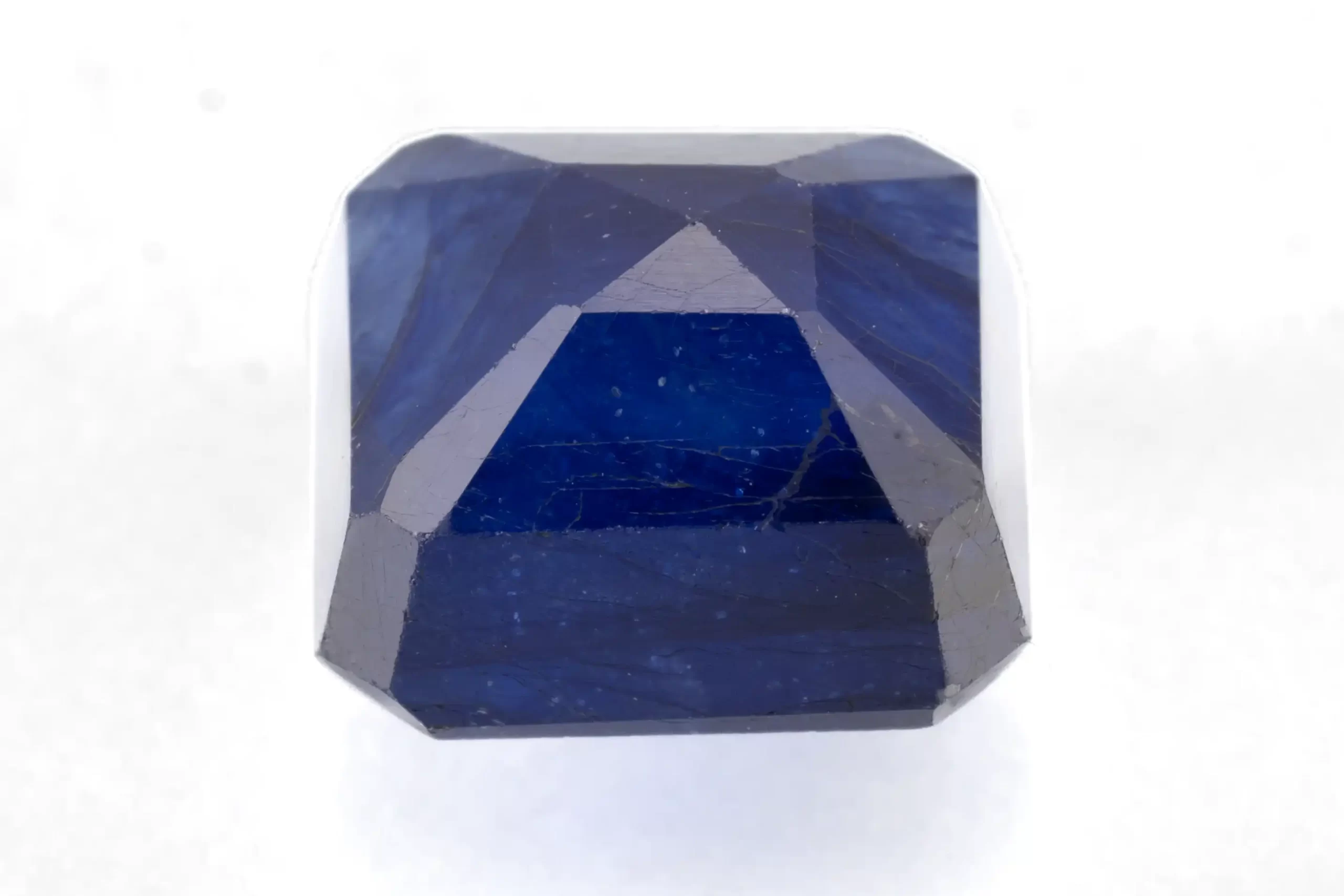 Blue Sapphire (Neelam) 6.95 Carat/7.64 Ratti - Back View