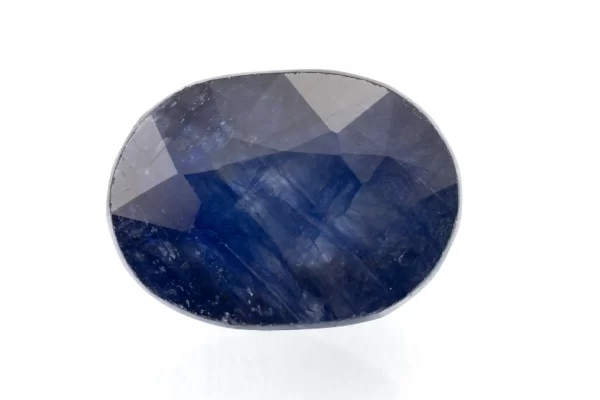 Blue Sapphire (Neelam) 6.96 Carat/7.65 Ratti - Front View