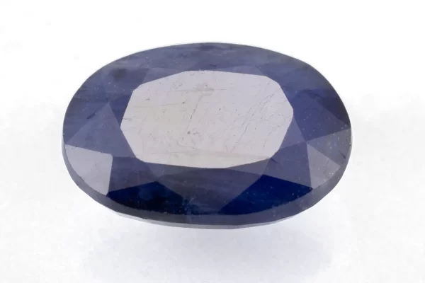 Blue Sapphire (Neelam) 7.45 Carat/8.19 Ratti - Front View