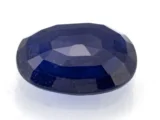 Blue Sapphire Gemstone (NeeBlue Sapphire Gemstone (Neelam) 7.90 Carat - 8.68 Ratti Back View | Certified Oval Mix-Cut Blue Gemstonelam) 7.90 Carat - 8.68 Ratti Back View | Natural Oval-Cut Blue Gemstone