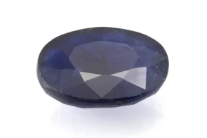 Blue Sapphire (Neelam) 8.01 Carat - Front View