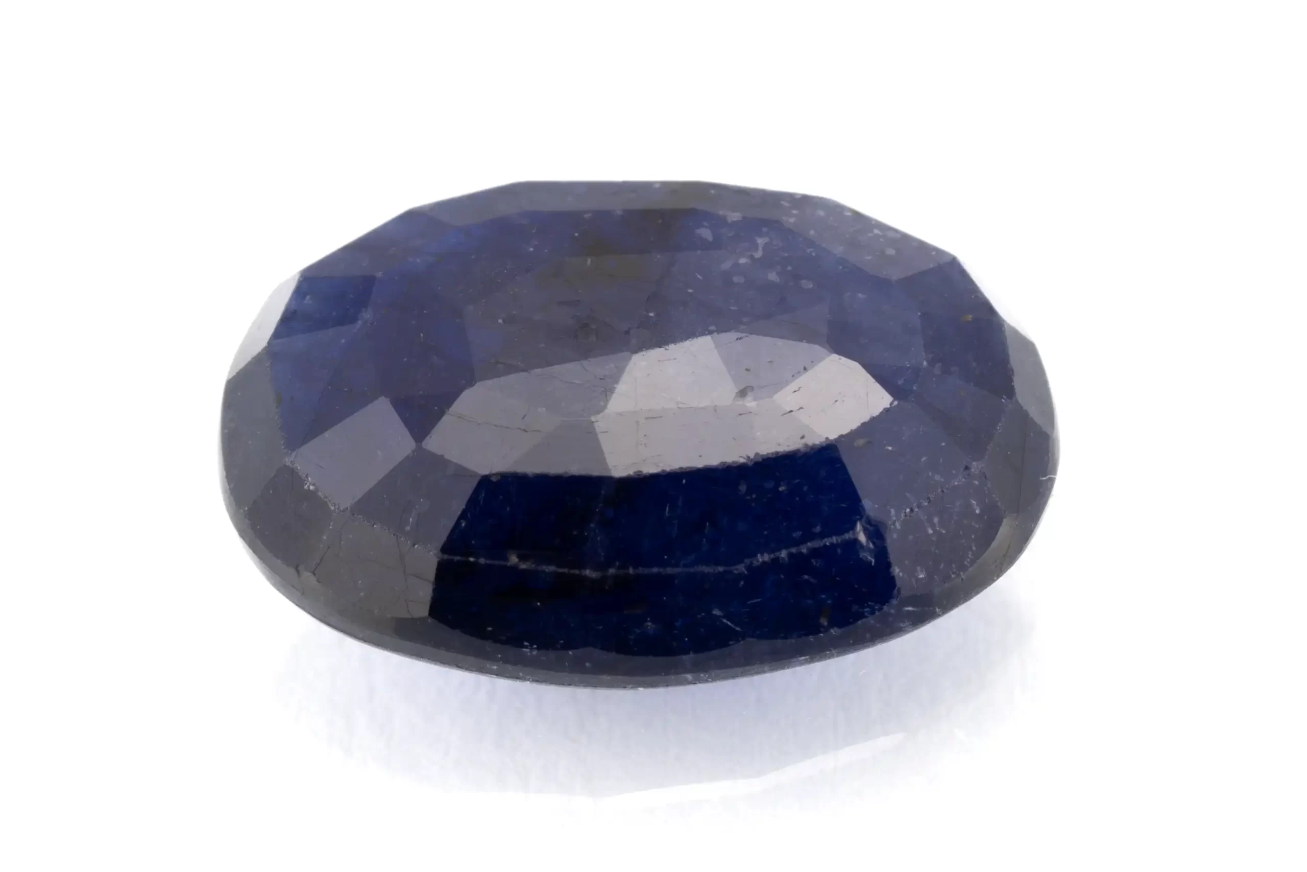 Blue Sapphire (Neelam) 8.01 Carat - Back View