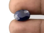 Blue Sapphire (Neelam) 8.01 Carat - Size Reference