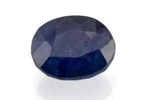 Blue Sapphire (Neelam) 8.67 Carat - 9.53 Ratti Front View | Certified Bangkok Gemstone