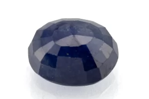 Blue Sapphire (Neelam) 8.67 Carat - 9.53 Ratti Back View | Certified Bangkok Gemstone