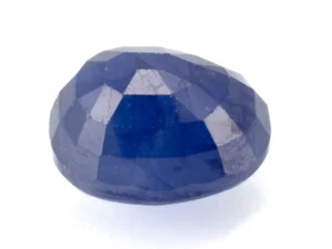Blue Sapphire (Neelam) 8.73 Carat - 9.59 Ratti Back | Certified Bangkok Gemstone