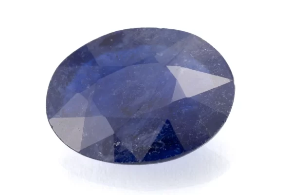 Blue Sapphire (Neelam) 9.16 Carat/10.07 Ratti - Front View