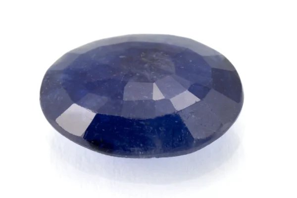 Blue Sapphire (Neelam) 9.16 Carat/10.07 Ratti - Back View