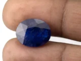 Blue Sapphire (Neelam) 9.16 Carat/10.07 Ratti - Size Reference