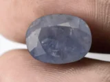 Stunning Natural Blue Sapphire (Neelam) 9.40 Carat/10.33 Ratti - Size Reference