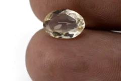 Stunning Natural Citrine (Sunela) 1.85 Carat/2.03 Ratti - Size Reference