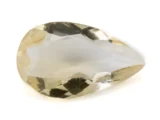 Citrine Stone 3.55 Carat - 3.90 Ratti Sunela, lab-certified vibrant yellow Pearl Drop Cut gemstone