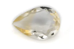 Citrine Stone 3.95 Carat - 4.34 Ratti Sunela, lab-certified vibrant yellow Pearl Drop Cut gemstone