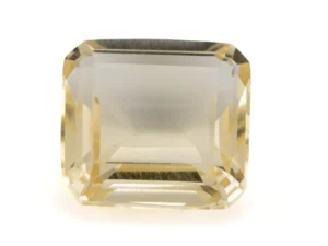 Citrine Stone 4.60 Carat - 5.05 Ratti Sunela, lab-certified vibrant yellow Octagon Step Cut gemstone