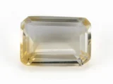 Natural Citrine (Sunela) 4.65 Carat - 5.11 Ratti, lab-certified vibrant yellow Octagon Step Cut gemstone