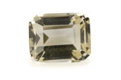 Citrine (Sunela) 5.35 Carat - 5.88 Ratti Sunela, lab-certified vibrant yellow Octagon Step Cut gemstone