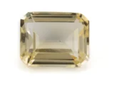 Citrine Stone 6.70 Carat - 7.36 Ratti Sunela, lab-certified vibrant yellow Octagon Step Cut gemstone