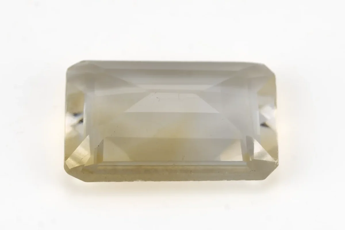 Stunning Natural Citrine (Sunela) 6.75 Carat/7.42 Ratti - Back View
